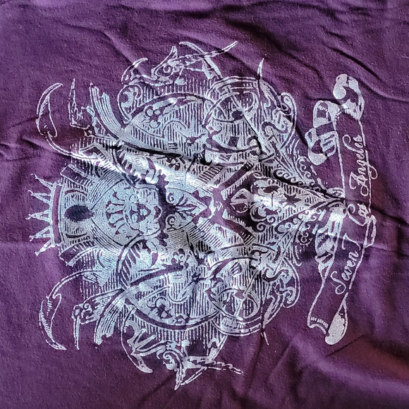 Burgundy Seven7 Los Angeles Shirt - Picture 2 of 8